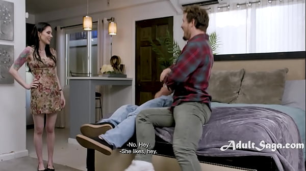 Image Virgin Men First Threesome & She Does Anal Too - Anna de Ville