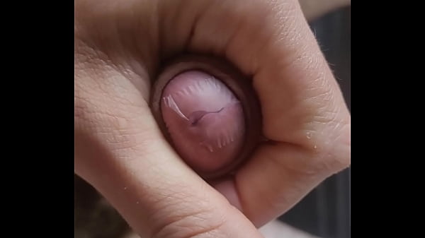 Image Playing with tape and my precum