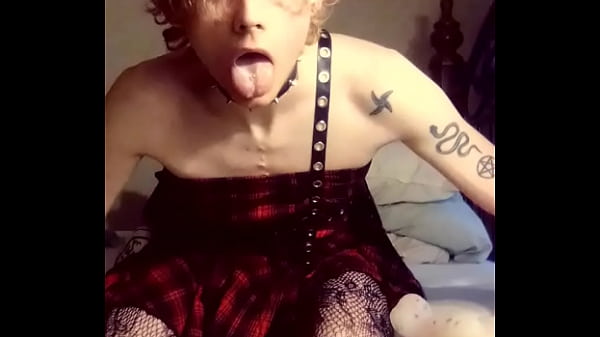 Image femboyscotty23 - Cat Boy Sucking, spitting, and drooling on your cock then I take you up my ass!