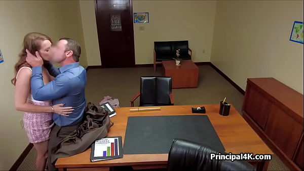 Image Milf calls husband while riding head teachers dick