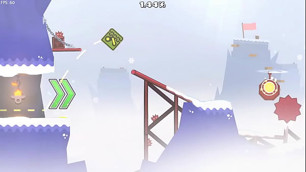 Image Arctic Alpine 100% (1 coin) - Geometry Dash
