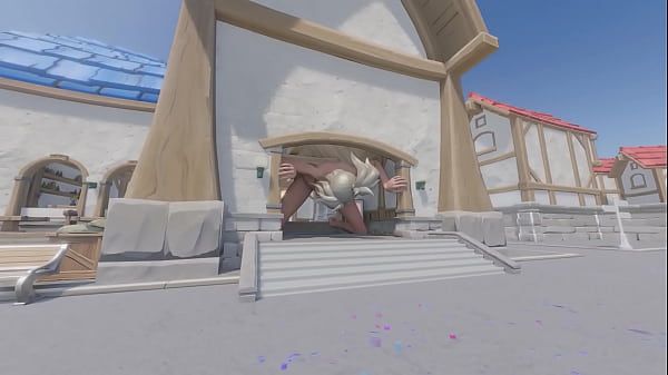 Image Growing Giantess Mercy Outgrows Blizzard World Spawn Room!