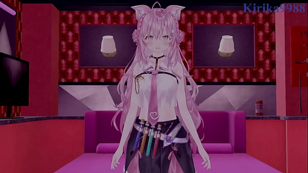 Image Hakui Koyori and Hoshimachi Suisei intense sex. - Hololive VTuber Hentai