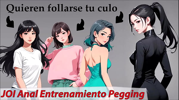 Image JOI Anal, entrenamiento pegging con las chicas. ASMR Roleplay en espa&ntilde_ol.