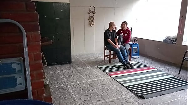 Image The stepsister was in the backyard and her stepbrother convinced her to have sex with him