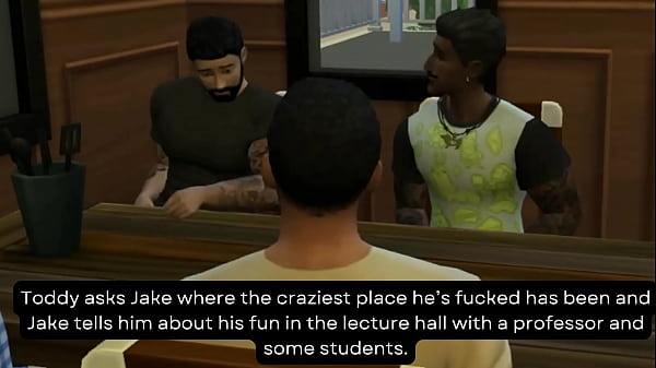 Image Toddy and Gareth Lunch Fuck MFF Couples Sims 4 Wicked Whims