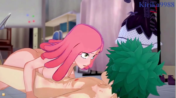 Image Kinoko Komori and Mei Hatsume and Izuku Midoriya intense sex. - My Hero Academia Hentai