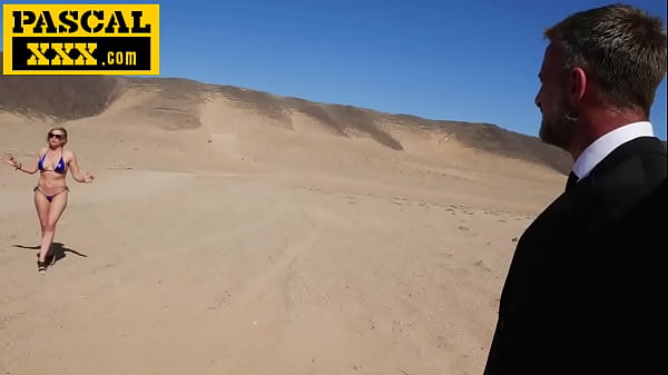 Image Submissive Blonde MILF Taken To Desert and Rough-Fucked There