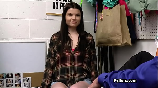 Image Big tit brunette teen suspect on knees blowing