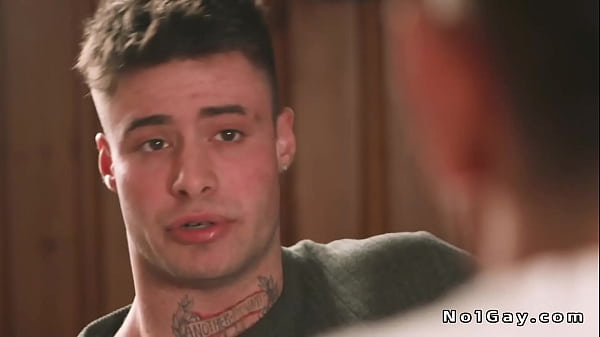 Image Hot gay Enzo Muller anal fucked in a dinning room by host Bruce Huxley