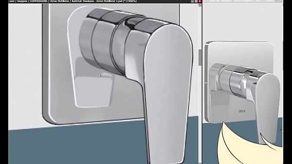 Image Furry Girl Bathtub Timelapse - SnakeTeeth12