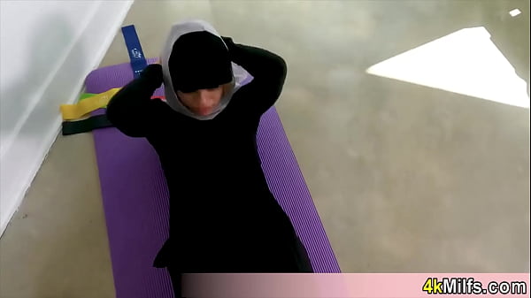 Image Cute blonde Destiny married to a sheik and this is her first blowjob and quickie fuck