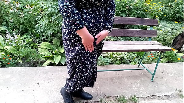 Image Slutty mother-in-law in nylon pantyhose takes my hot piss and gives a golden shower