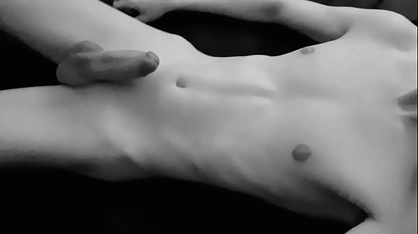 Image Skinny boy wanks and squirts some cum