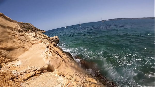 Image How I scream! Cumming with my selfie stick while snorkeling made me moan screaming like never before