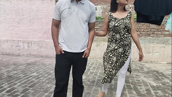 Image A LOVELY COUPLE DONT CONTROL HERSELF IN OUTDOOR TERRACE SEX