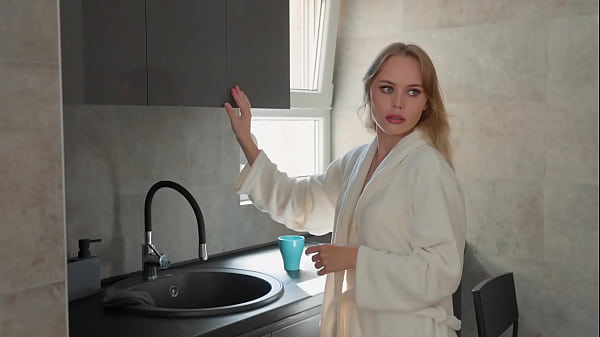 Image The plumber doesn't get my hints but, I want that big cock in my tight pussy and cum in my mouth