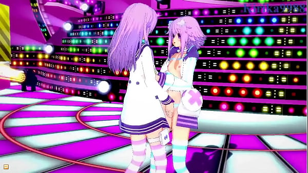 Image Neptune and Nepgear intense lesbian play and futanari sex. - Hyperdimension Neptunia Hentai