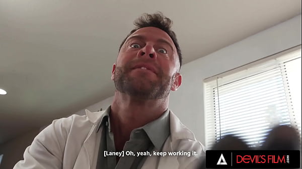 Image DEVILS FILM - Gorgeous Babe Laney Grey Gets Fucked By Her Gynecologist In Front Her Boyfriend