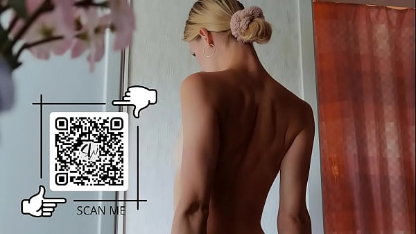 Image A girl who has little tits masturbates her pink pussy.