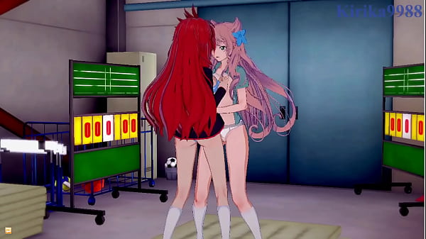Image Kanade Amō and Maria Cadenzavna Eve and Cagliostro intense lesbian play. - Symphogear Hentai