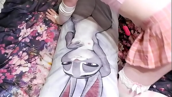 Image [EroNekoKun] - Cute Bunny Boy  in Chastity riding  cum without Hands on pretty Judy Hopps