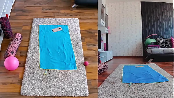 Image Intense Dual Cam Naked Yoga Session! You Won't Believe What Happens Next!