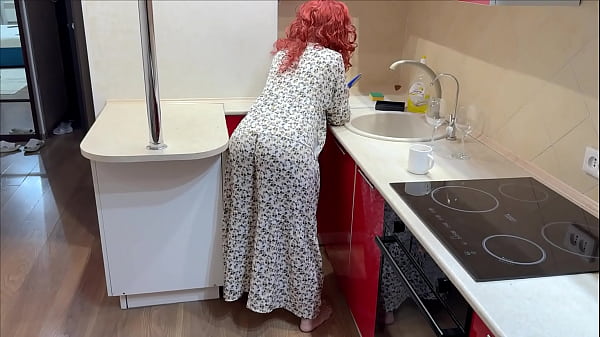 Image Mature stepmom with a big ass unexpectedly got a dick in anal