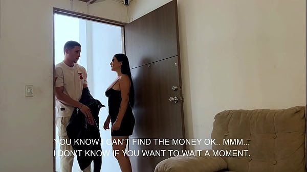 Image The delivery guy has a huge cock, so I tip him on my huge tits - Milan Rodriguez & Daniela Gomez