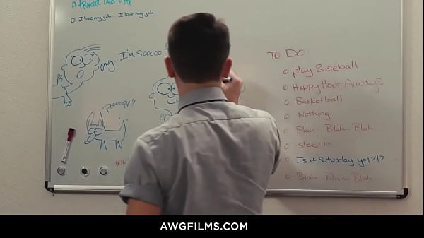 Image Carter Woods & Masyn Thorne fills up office day with a bareback fuck