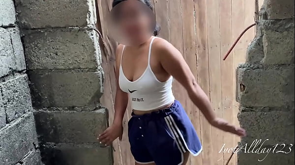 Image Horny neighbors fucking while husband busy on work.