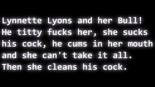 Image Lynnette Lyons titty fucked then throat fucked by Black Bull.