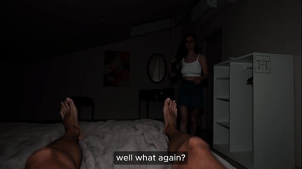 Image Step-sis Scared By Thunder And Comes To Seek Solace On Step-bro's Cock
