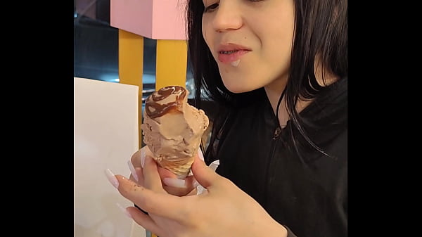Image I take my step-cousin to eat ice cream then she pays me by eating me like ice cream