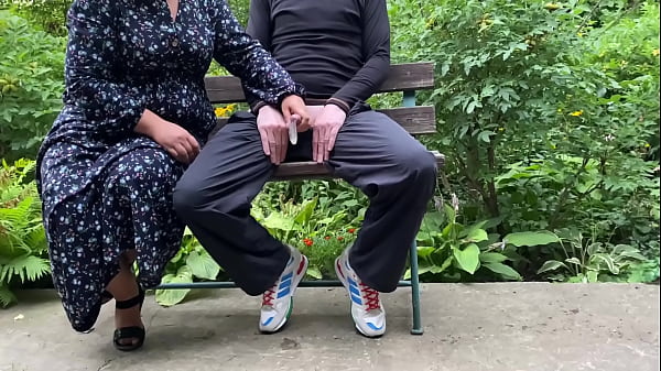 Image Curvy mother-in-law made me cum in a condom on the street
