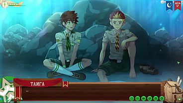 Image Game: Friends Camp path 2, part 23 - A frank conversation with Taiga (russian voiceover)