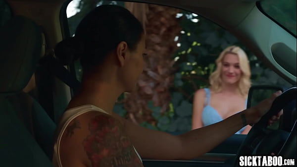 Image Big tits Asian MILF lesbian Dana Vespoli fucks blonde lesbian Kenna James in the car