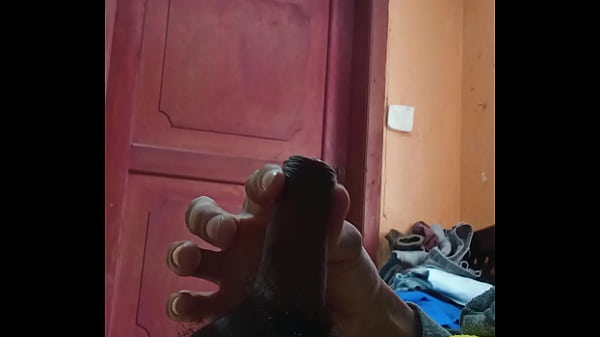 Image man jerking off in his room