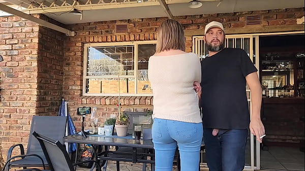Image Mutual masturbation with my neighbors wife turns into outdoor creampie