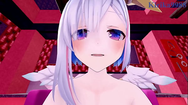 Image Amane Kanata and Tokoyami Towa intense sex. - Hololive VTuber POV Hentai