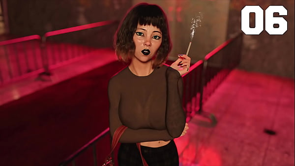 Image Off The Record #06 - Inviting The Smoking Pierced Goth Girl With Big Tits To My Place. She Accepts The Invitation