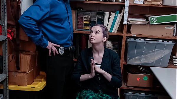 Image Officer Demands the Teen to Suck His Cock to Be Able to Leave the Store - Fuckthief