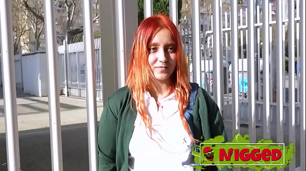 Image Young amateur redhead babe Natalyy Hot is ready and eager to try a BLACK DUDE!