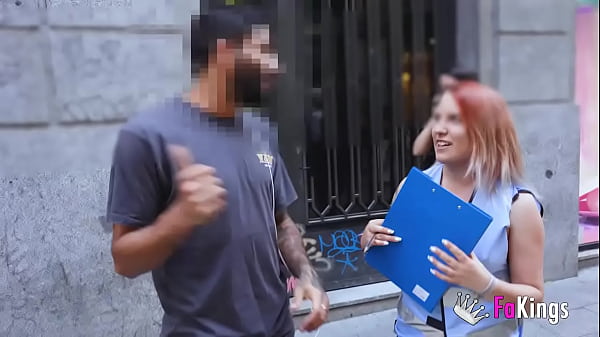 Image FAKings' SEXY SURVEY! Dirty Spanish babe teases and tests guys in Madrid