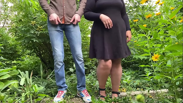 Image Watch your mother-in-law's big belly and you're guaranteed to cum