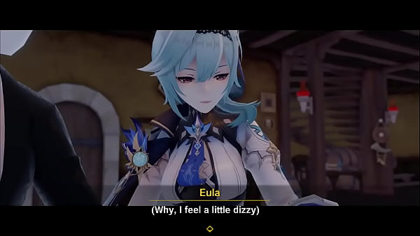 Image Eula Genshin impact 3d animation