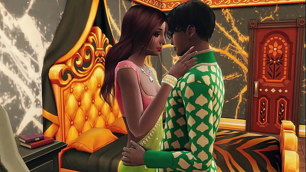 Image Teen Indian couple having sex for the first time after marriage