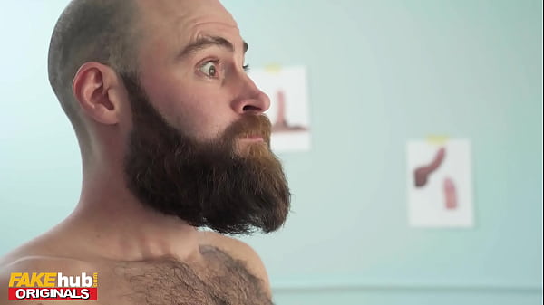 Image FAKEhub - Quirky blonde &quot_Penis Artist&quot_ likes cock so much she can't resist handsome Dick Model