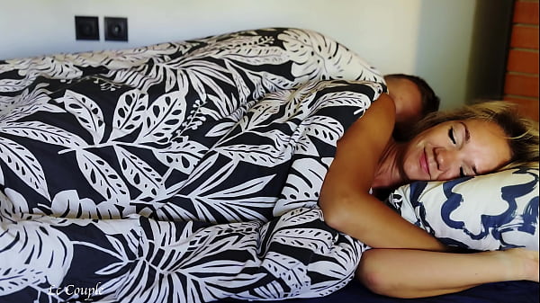 Image Wife got surprised, when she felt hard dick coming into her morning wet pussy