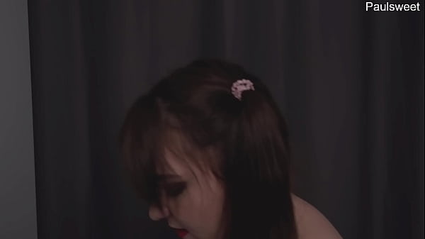 Image Pigtails Mistress beats a guy hard in the balls and fucks him with a strapon